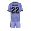 Real Madrid Antonio Rudiger #22 Bortedraktsett Barn 2022-23 Kortermet (+ korte bukser)